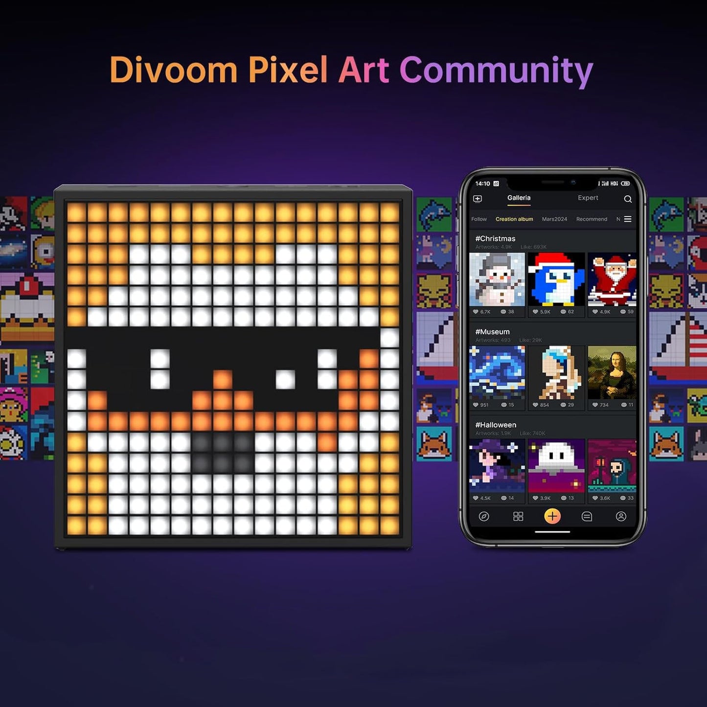 Pixel Art Bluetooth Speaker