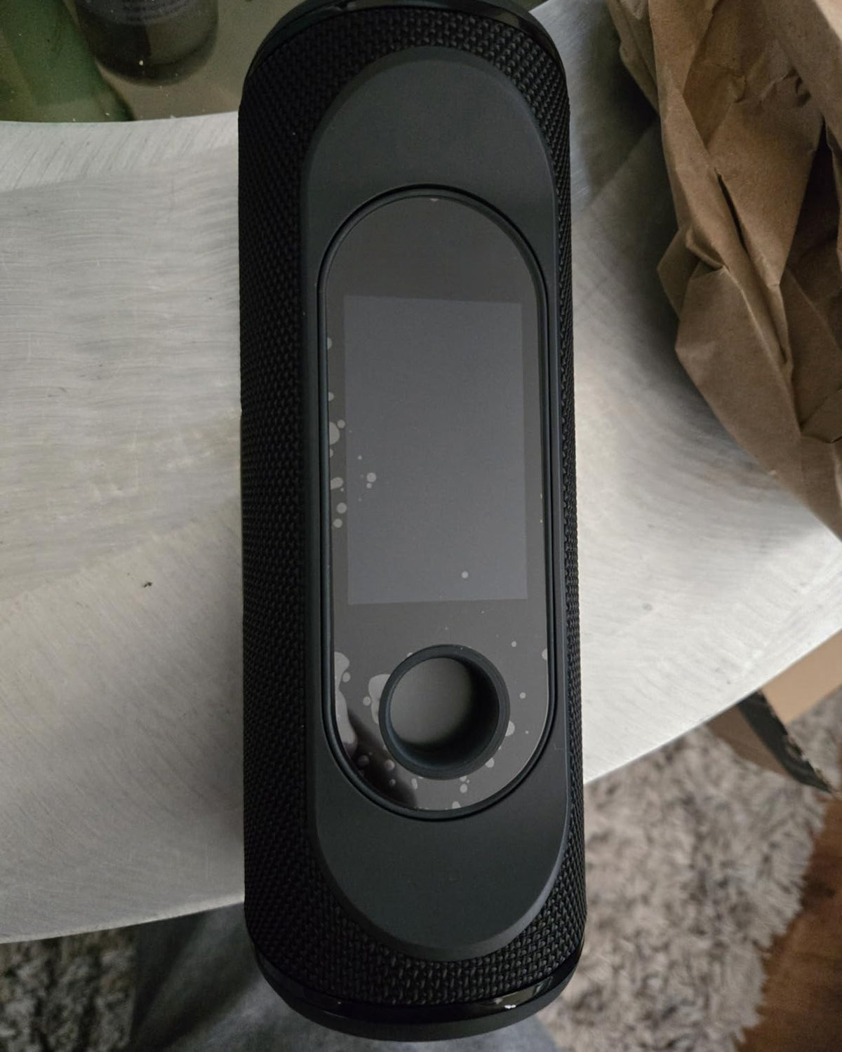 Golf speaker equipped with detachable GPS rangefinder handheld device