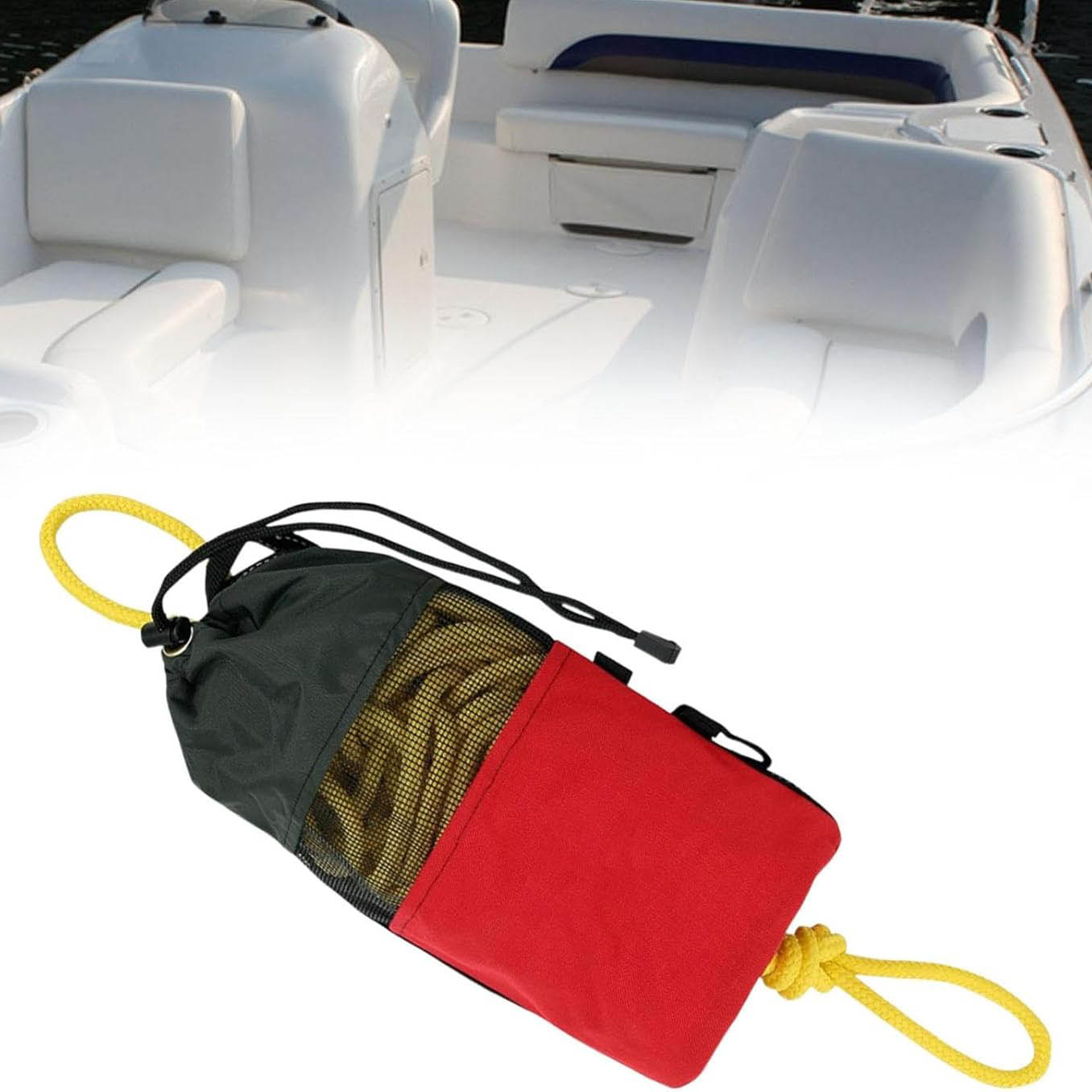 Compact Rescue Throw Rope – High Visibility | Fast Drainage