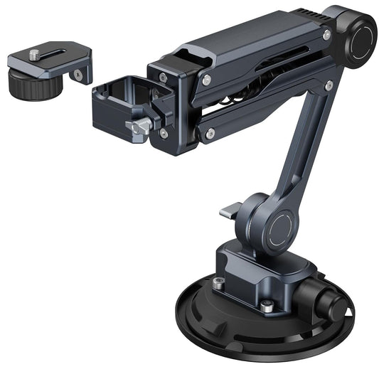 Mini Electronic Shock Absorber Arm – 5" Suction Cup Car Mount