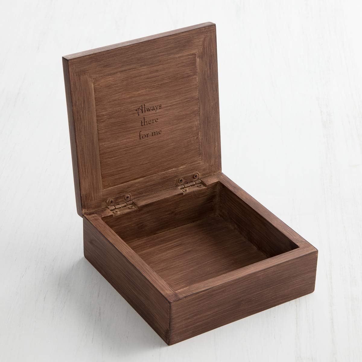 Hand-Carved & Hand-Painted Memory Box – Wooden Jewelry & Keepsake Chest