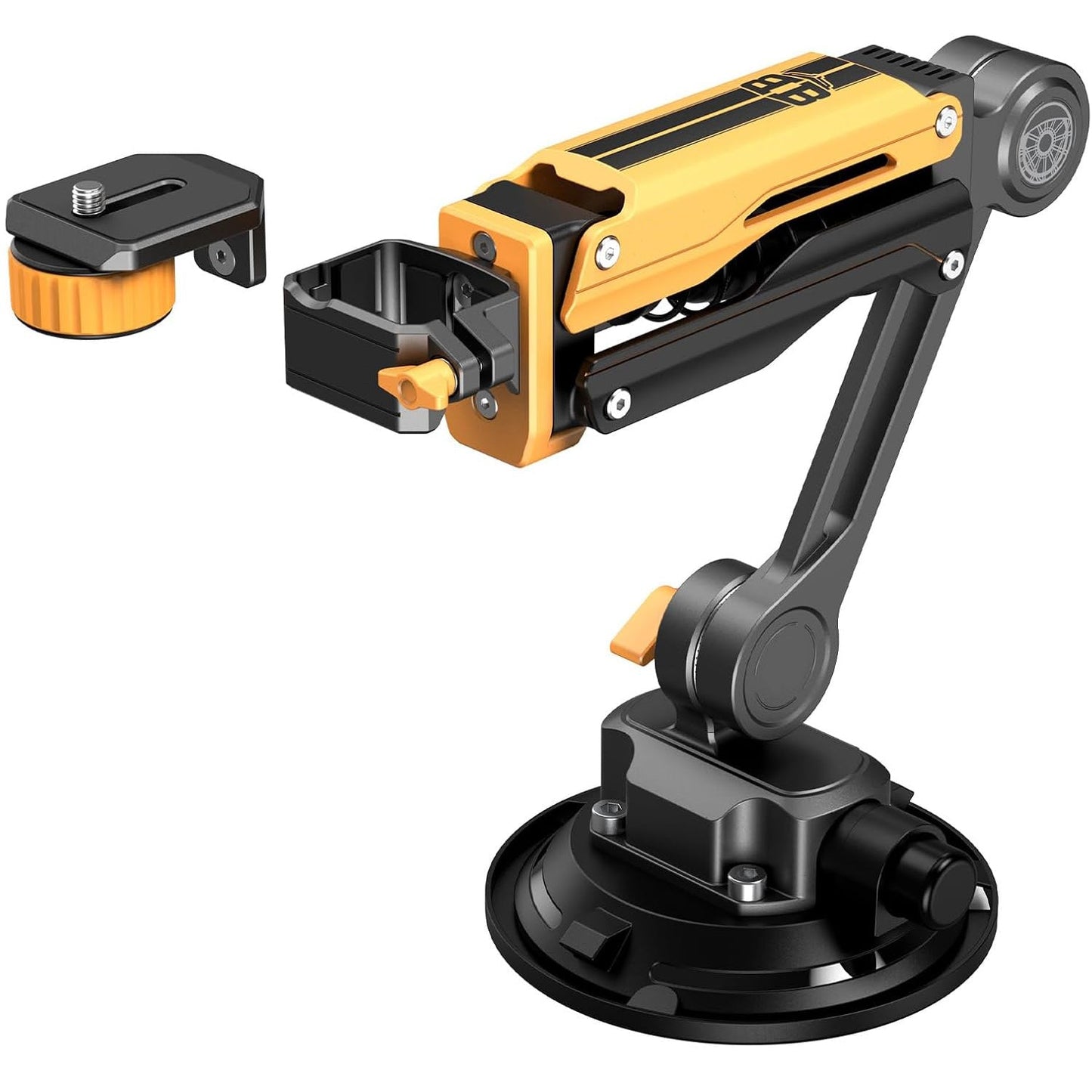 Mini Electronic Shock Absorber Arm – 5" Suction Cup Car Mount