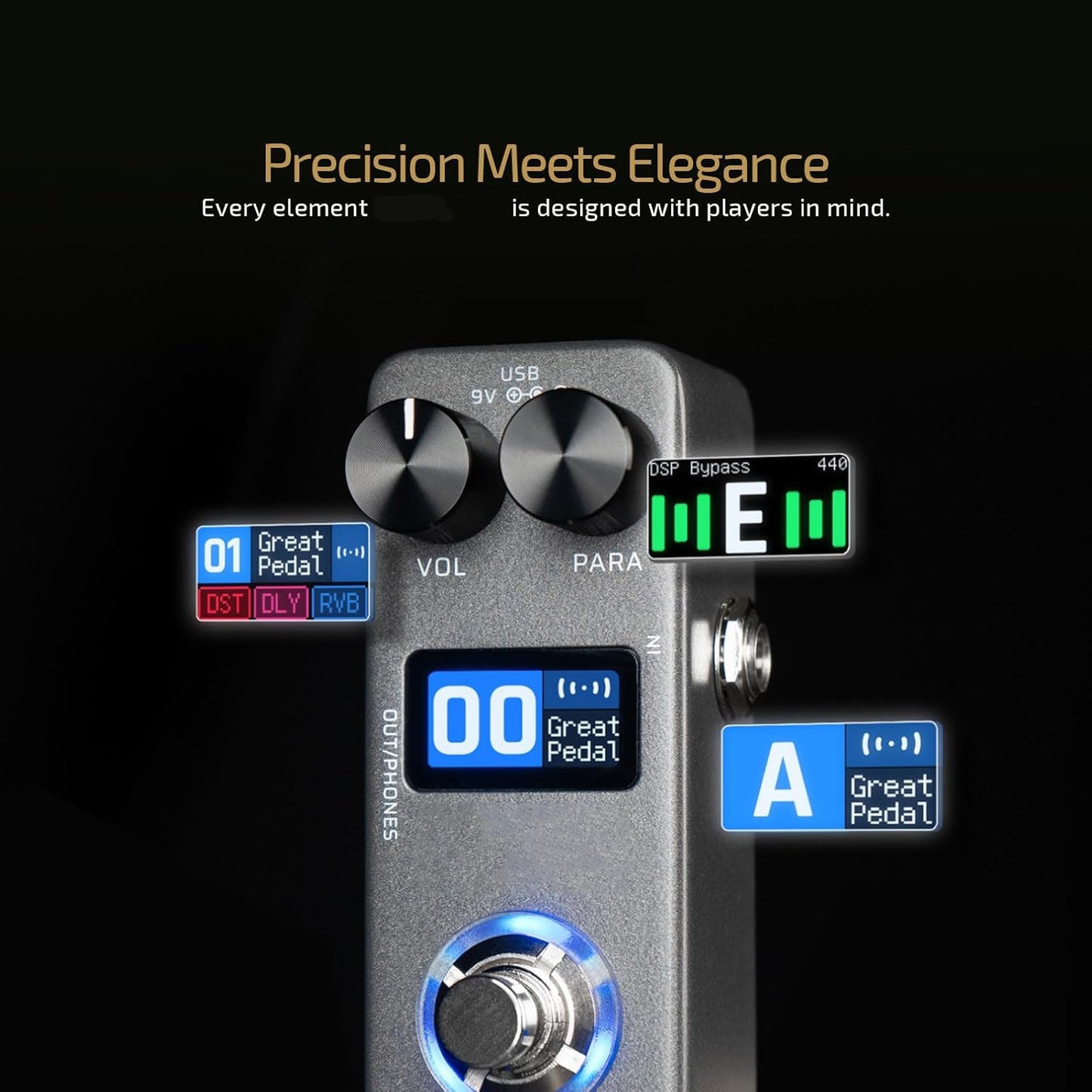 Ultra-Compact Multi-Effects Processor & NAM/IR Loader Pedal