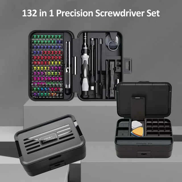 Screwdriver set, identification tool kit with color-coded identification tool