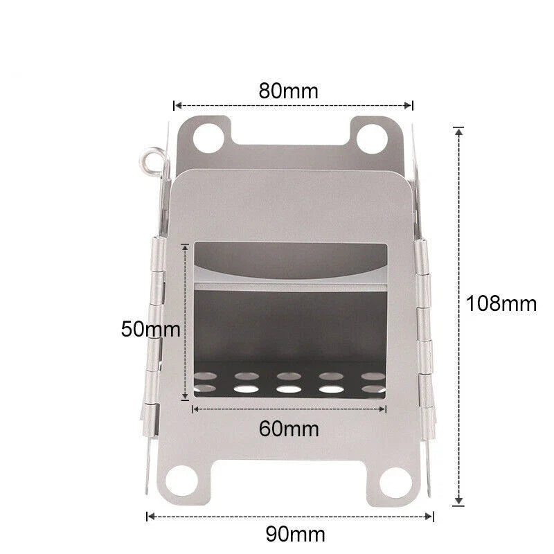Portable Titanium Alloy Camping Stove
